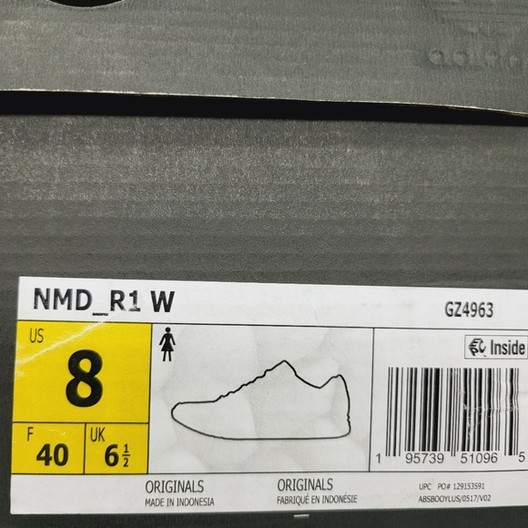 New Adidas NMD R1 Halo Blush Women's Shoes Size 8 - Picture 8 of 9